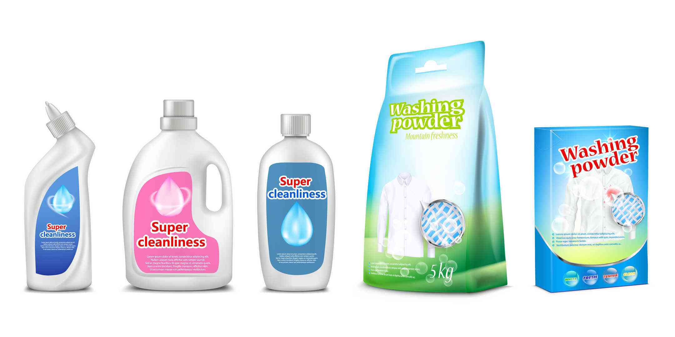 Enzymes can be used in laundry detergents to effectively remove stain.