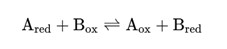 The general reaction catalyzed by oxidoreductases.