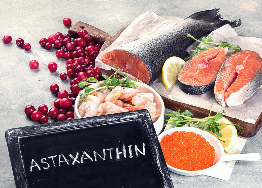 Sources of astaxanthin.